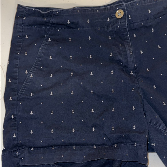 Nautica Navy Anchor Print Shorts - Picture 3 of 6